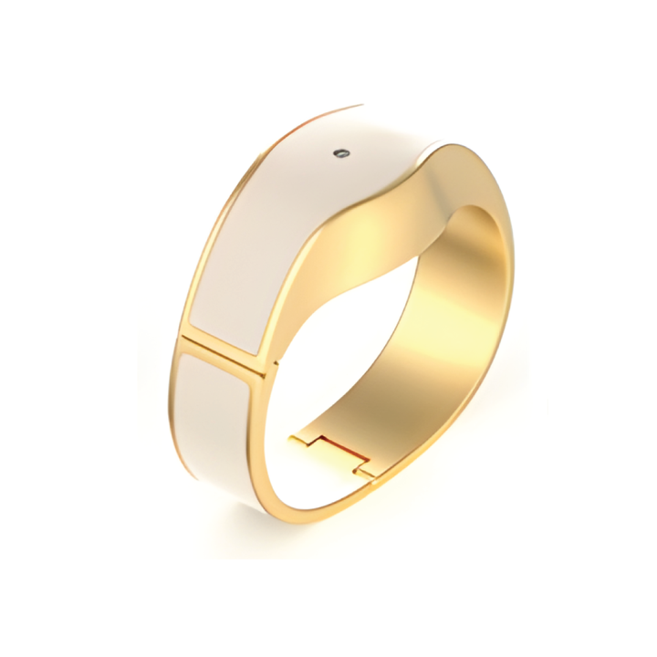 POSH Allana Stylish Alarm Bracelet - Cream