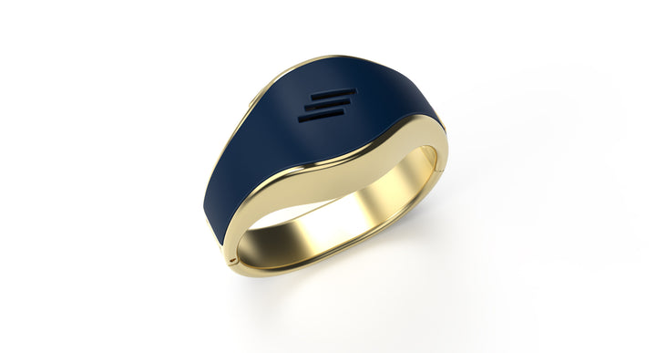POSH Stylish Alarm Bracelet - Navy