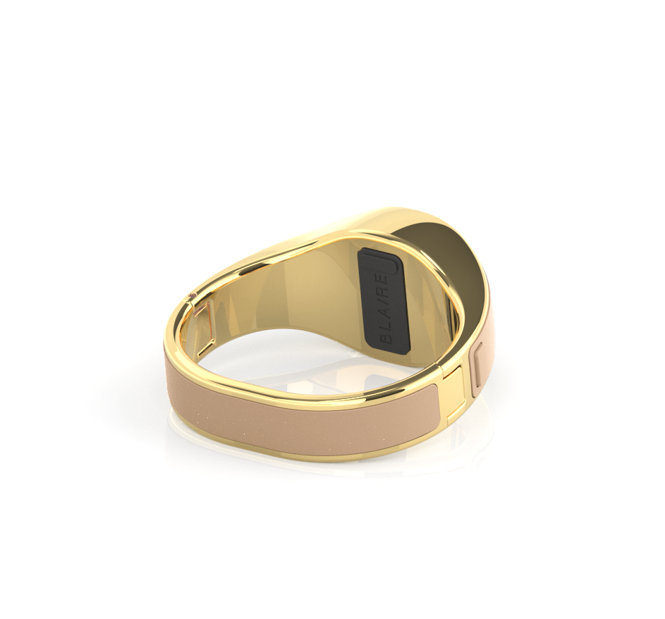 POSH Stylish Alarm Bracelet - Tan