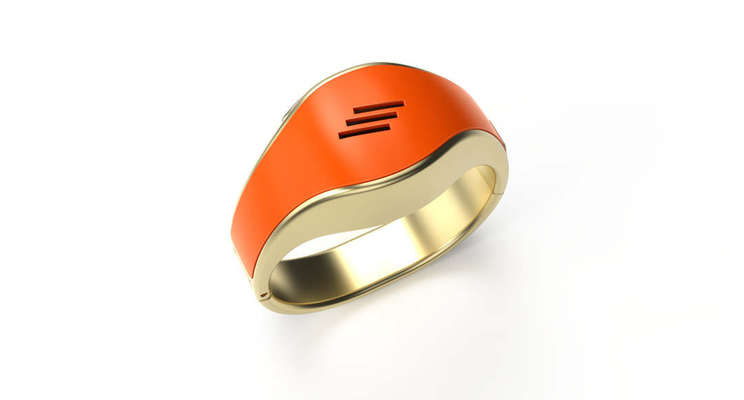 POSH Stylish Alarm Bracelet - Orange